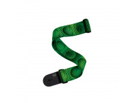 D'Addario Polyester Guitar Strap, Optical Art, Green Orbs D'Addario Polyester Guitar Strap, Optical Art, Green Orbs